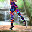  Butterfly Colorful Combo Legging + Tank Top