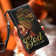 Juneteenth  God Says You Are African Printed Leather Wallet