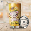  Personalized Name Teddy Bear All Over Printed Steel Stainless Tumbler SN