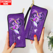  Customized Name Hummingbird Printed Leather Wallet
