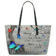  Butterfly D Printed Leather Handbag SN
