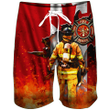  Canadian Firefighter Combo T-shirt Short