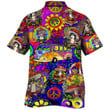 Trippy Pattern Hawaiian Shirt