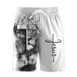 Beebuble Lion Jesus 3D All Over Printed Combo T-shirt + Board Shorts KL29082201