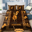 Beebuble Personalized Name Bull Riding Bedding Team Floral Rodeo