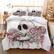 Beebuble Skull Flower Bedding Set