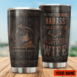 Beebuble Personalized Name Carpenter Stainless Steel Tumbler Badass Than A Carpenter