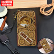 Beebuble Customized Name Horse Printed Leather Wallet HN