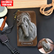 Beebuble Customized Name Horse Printed Leather Wallet