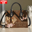 Beebuble Customized Name Horse Printed Leather Handbag MHNA