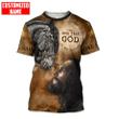Beebuble Horse of judah and jesus all over print  Combo T-shirt and Boardshort KL09092201