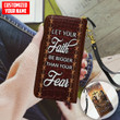 Beebuble Customized Name Horse Printed Leather Wallet NA