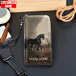 Beebuble Rodeo Personalized Name Printed Leather Wallet MH