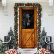 Beebuble Friesian Horse Barn Door Cover