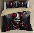 Beebuble Skull And Roses Bedding Set