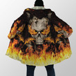 Beebuble Skulls On Fire Cloak For Men And Women TQH