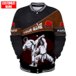 Beebuble Customized Name Karate Baseball jacket Shirts