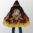 Beebuble Skulls On Fire Cloak For Men And Women TQH