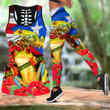 Puerto Rico Caribbean Frog With Maga Flower Combo Outfit QB06222002-Apparel-TQH-S-S-Vibe Cosy™