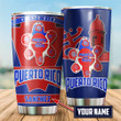 Beebuble Customize Name Loving For Puerto Rico Steel Tumbler TNA
