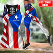 Beebuble Customize Name Loving Puerto Rico Combo Legging And Tanktop