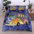 Hippie Van In The Sky Night Bedding Set TQH200759-BEDDING SETS-TQH-Twin-Vibe Cosy™