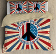 Beebuble Hippie Loving For Peace Bedding Set TQH
