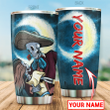 Beebuble Customize Name Day of The Dead Stainless Steel Tumbler