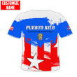 Beebuble Personalized Name Puerto Rico Kid T-Shirt