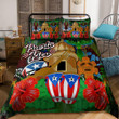 Beebuble Love Puerto Rico All Over Printed Bedding Set