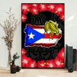 Beebuble Puerto Rico Poster Vertical D Printed