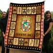 Beebuble Puerto Rico Coat Of Arms Blanket