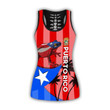 Puerto Rico Caribbean Frog Combo Outfit TH20061608-Apparel-TQH-No Legging-S-Vibe Cosy™