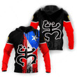 Puerto Rico Sol Taino Frog Shirt TQH20061806-Apparel-TQH-Zipped Hoodie-S-Vibe Cosy™