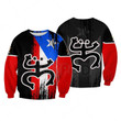 Puerto Rico Sol Taino Frog Shirt TQH20061806-Apparel-TQH-Sweatshirts-S-Vibe Cosy™