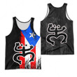 Puerto Rico Sol Taino Frog Shirt TQH20061806-Apparel-TQH-Tank Top-S-Vibe Cosy™