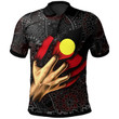 Aboriginal Flag Inside Aboriginal Art Polo shirts Tmarc Tee