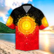 Aboriginal Flag Indigenous Sun Painting Art Hawaii Beach Shirt Tmarc Tee