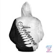 Kia Ora Aotearoa Zip Up Hoodie Silver Fern HC0915 - Amaze Style™-Apparel