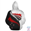 Aotearoa Zip Up Hoodie - Fiveth For Evermore BW HC1108 - Amaze Style™-Apparel