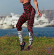 New Zealand Maori Fern Red Edition High Waist Leggings HC0809 - Amaze Style™-Apparel