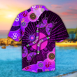 Aboriginal Naidoc Week Purple Butterflies Hawaii Beach Shirt Tmarc Tee