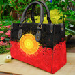 Aboriginal Leather Handbag Tmarc Tee