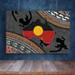 Aboriginal dots Zip pattern Poster Tmarc Tee
