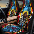 Aboriginal Naidoc Week Show up Colourful Totems Car Seat Cover Tmarc Tee
