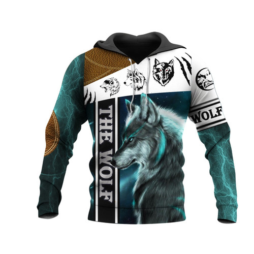 The Blue Wolf Native American 3D All Over Printed Unisex Shirts