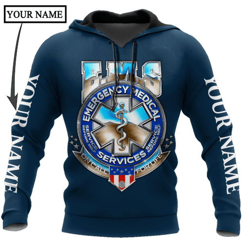 Premium EMS Personalized Name 3D All Over Printed Unisex Shirts