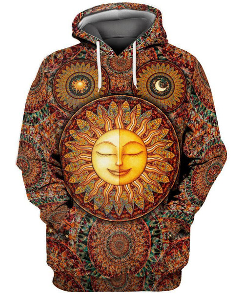 Hippie Sunflower 3D All Over Printed Unisex Shirts