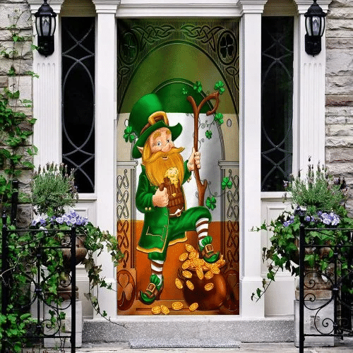  Happy Saint Patrick’s Day Irish American Door Cover