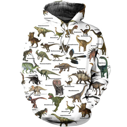 3D All Over Printed Cretaceous Dinosaurs Shirts and Shorts